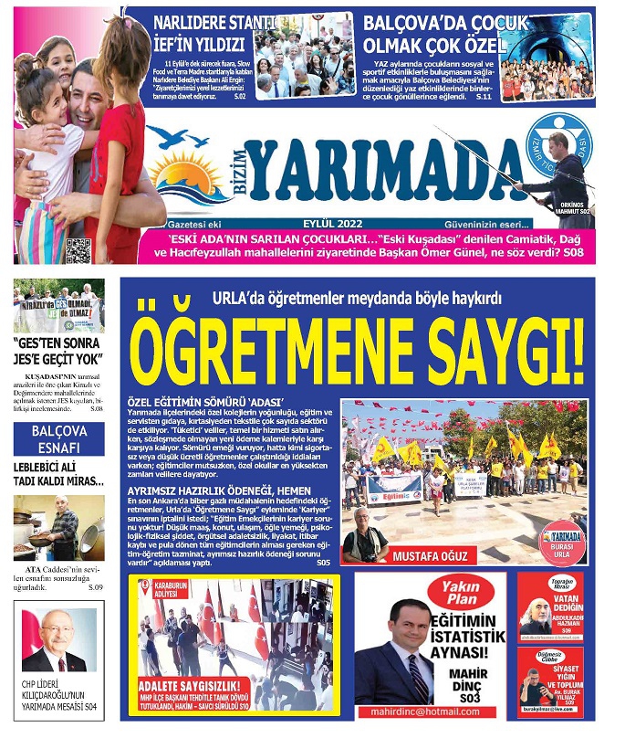 Bizim YARIMADA Eylül 2022 Sayısı, Okurlarıyla Buluştu