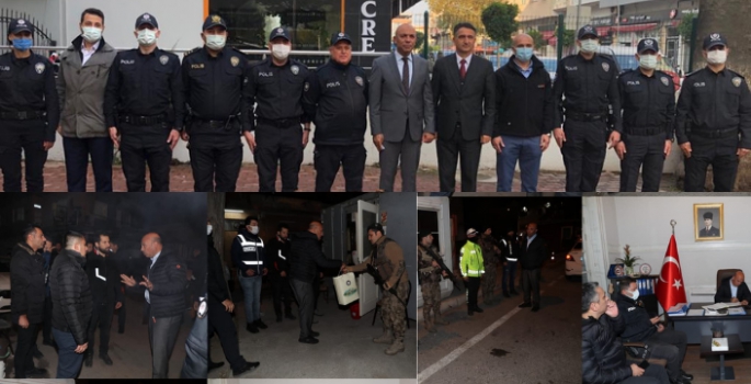 İzmir Emniyet Müdürü Mehmet Şahne, Narlıdere'de 
